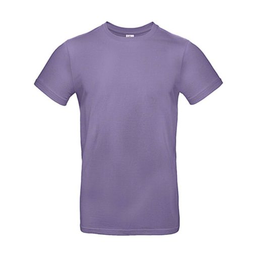 Férfi rövid ujjú póló B&C #E190 T-Shirt -S, Millenáris lila
