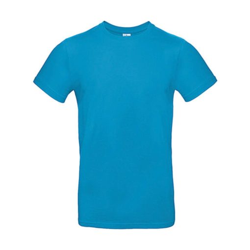 Férfi rövid ujjú póló B&C #E190 T-Shirt -M, Atoll kék