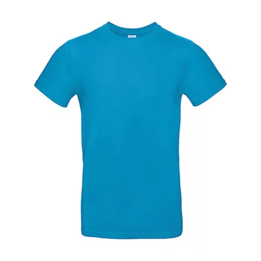 Férfi rövid ujjú póló B&C #E190 T-Shirt -XL, Atoll kék