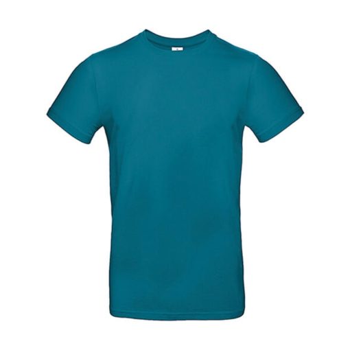 Férfi rövid ujjú póló B&C #E190 T-Shirt -M, Díva kék