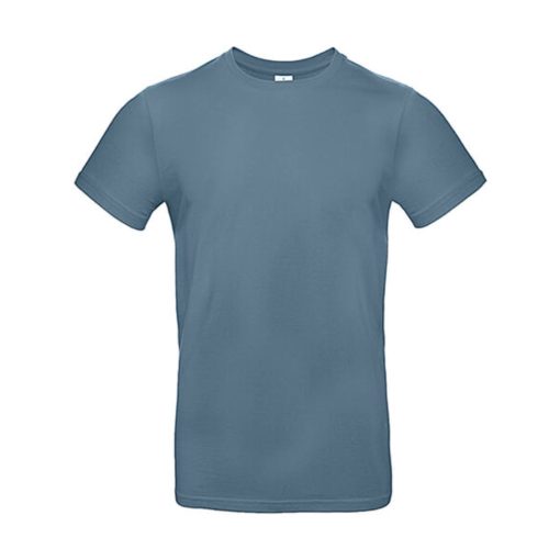 Férfi rövid ujjú póló B&C #E190 T-Shirt -M, Kő kék