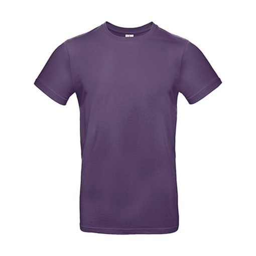 Férfi rövid ujjú póló B&C #E190 T-Shirt -XL, Sugárzó lila