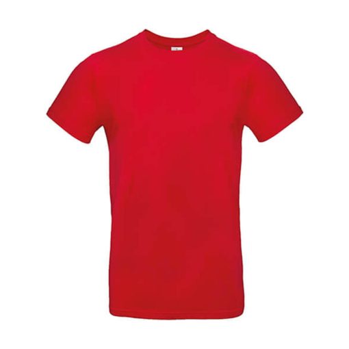Férfi rövid ujjú póló B&C #E190 T-Shirt -XS, Piros