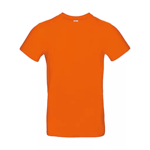 Férfi rövid ujjú póló B&C #E190 T-Shirt -3XL, Narancssárga