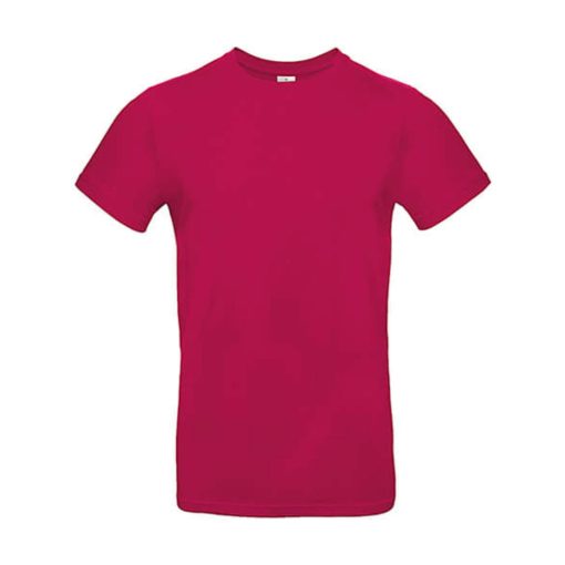Férfi rövid ujjú póló B&C #E190 T-Shirt -3XL, Sorbet