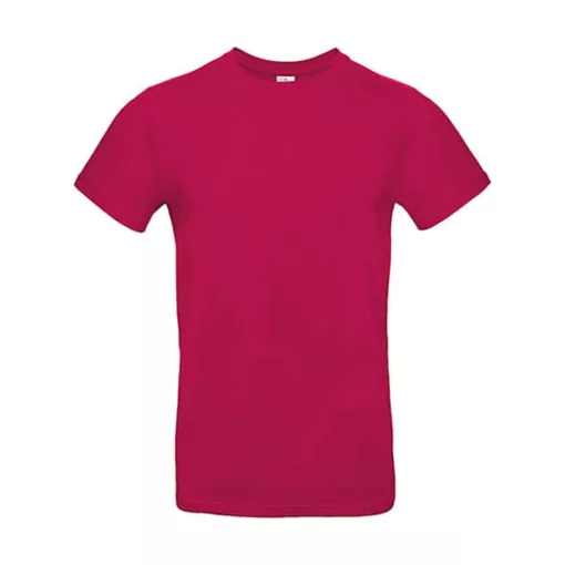 Férfi rövid ujjú póló B&C #E190 T-Shirt -3XL, Sorbet