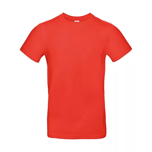 Férfi rövid ujjú póló B&C #E190 T-Shirt -L, Naplemente sárga