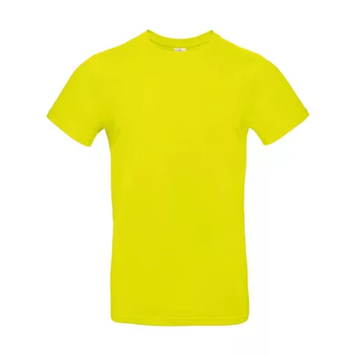 Férfi rövid ujjú póló B&C #E190 T-Shirt -XS, Pixel lime zöld