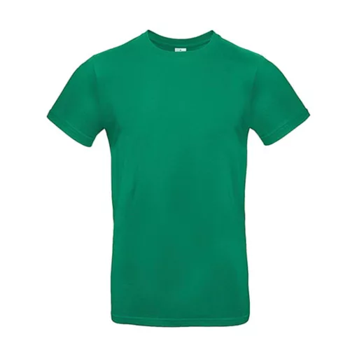 Férfi rövid ujjú póló B&C #E190 T-Shirt -M, Kelly zöld
