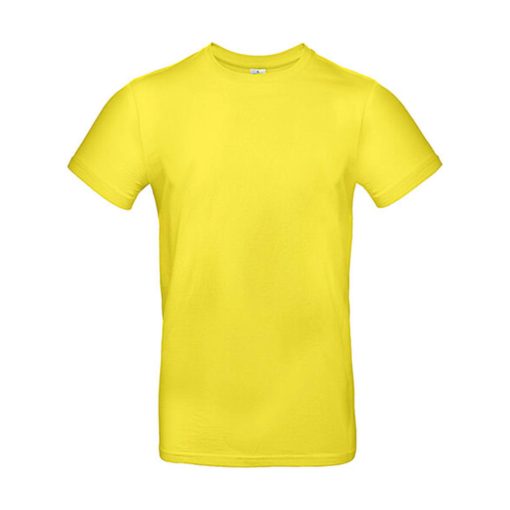 Férfi rövid ujjú póló B&C #E190 T-Shirt -XL, Napsárga