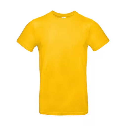 Férfi rövid ujjú póló B&C #E190 T-Shirt -S, Aranysárga