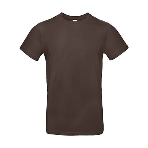 Férfi rövid ujjú póló B&C #E190 T-Shirt -XS, Barna