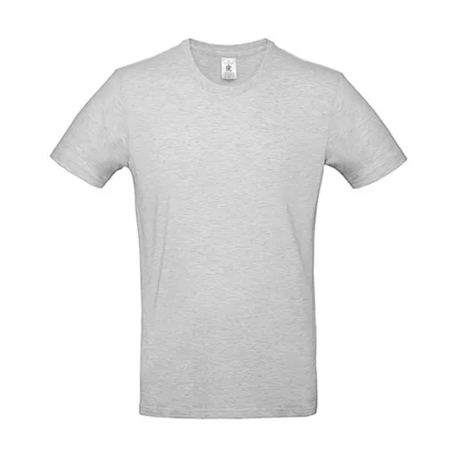 Férfi rövid ujjú póló B&C #E190 T-Shirt -S, Hamuszürke