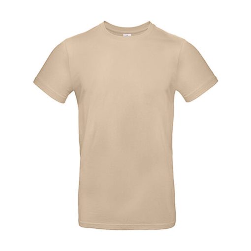Férfi rövid ujjú póló B&C #E190 T-Shirt -M, Homokbarna