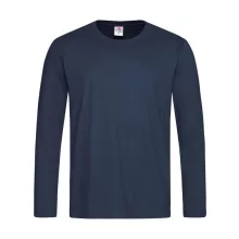 Férfi hosszú ujjú pulóver Stedman Classic-T Long Sleeve S, Sötétkék (navy)