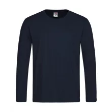 Férfi hosszú ujjú pulóver Stedman Classic-T Long Sleeve L, Blue Midnight