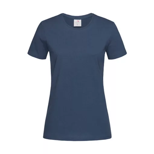 Női rövid ujjú póló Stedman Classic-T Fitted Women -XL, Sötétkék (navy)
