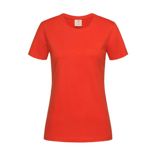 Női rövid ujjú póló Stedman Classic-T Fitted Women -XL, Brilliant narancssárga