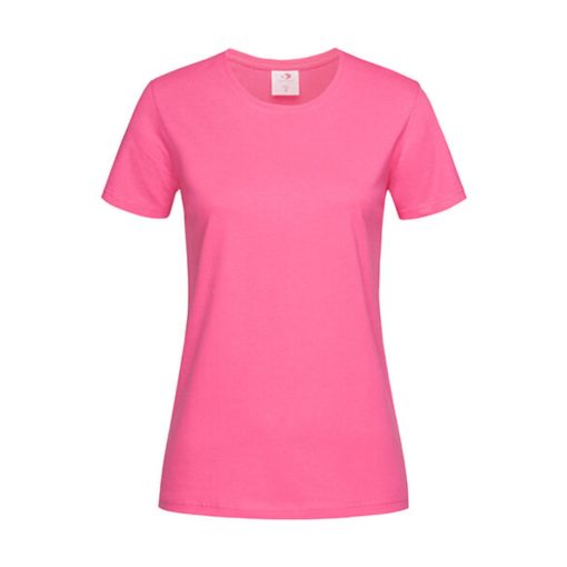 Női rövid ujjú póló Stedman Classic-T Fitted Women -XL, Édes rózsaszín