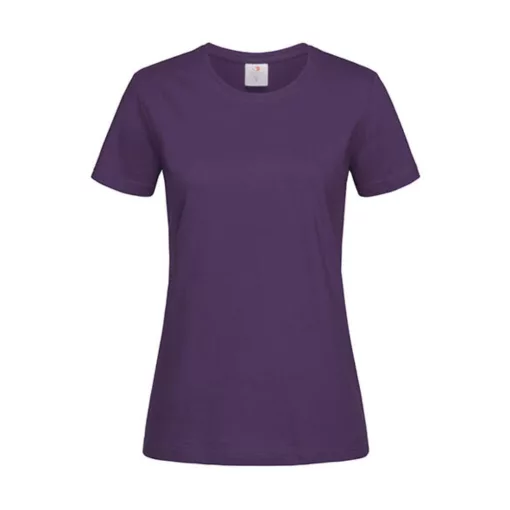 Női rövid ujjú póló Stedman Classic-T Fitted Women -XS, Deep Berry
