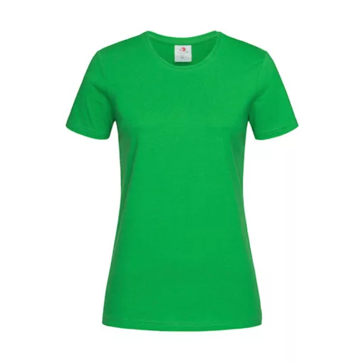 Női rövid ujjú póló Stedman Classic-T Fitted Women -XL, Kelly zöld