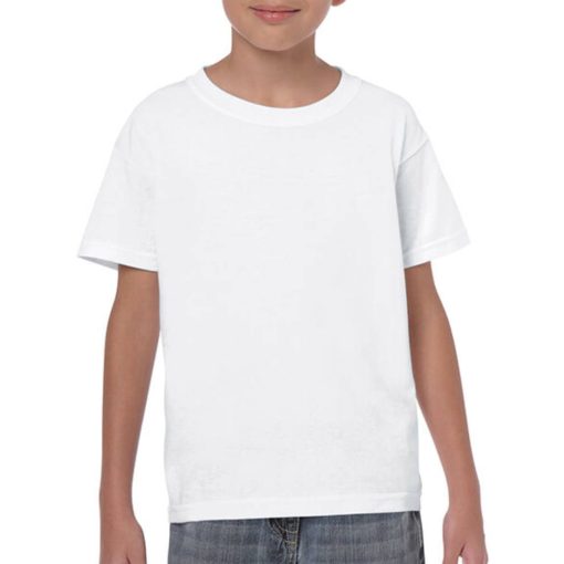 Gyerek póló  Rövid ujjú Gildan Heavy Cotton Youth T-Shirt   Fehér   urespolo.hu