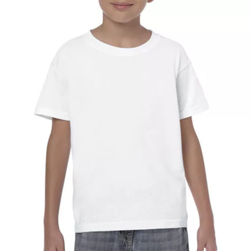 Gyerek póló  Rövid ujjú Gildan Heavy Cotton Youth T-Shirt   Fekete   urespolo.hu