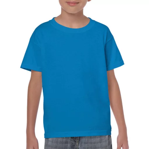 Gyerek póló  Rövid ujjú Gildan Heavy Cotton Youth T-Shirt   Zafírkék   urespolo.hu