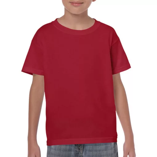 Gyerek póló  Rövid ujjú Gildan Heavy Cotton Youth T-Shirt   Bíboros vörös   urespolo.hu