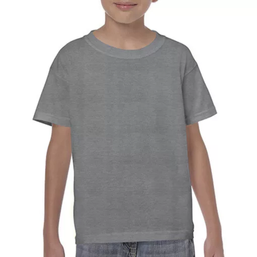 Gyerek póló  Rövid ujjú Gildan Heavy Cotton Youth T-Shirt   Hamuszürke   urespolo.hu