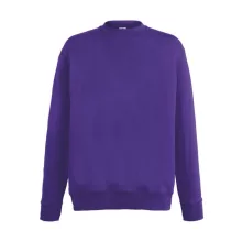 Férfi Pulóver  Hosszú ujjú Fruit of the Loom Lightweight Set-In Sweat   Világos grafitszürke