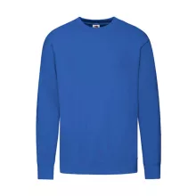 Férfi Pulóver  Hosszú ujjú Fruit of the Loom Lightweight Set-In Sweat   Királykék   urespolo.hu