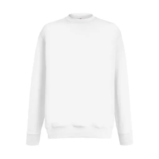 Férfi Pulóver  Hosszú ujjú Fruit of the Loom Lightweight Set-In Sweat   Azur kék   urespolo.hu