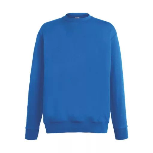 Férfi Pulóver  Hosszú ujjú Fruit of the Loom Lightweight Set-In Sweat   Narancssárga   urespolo
