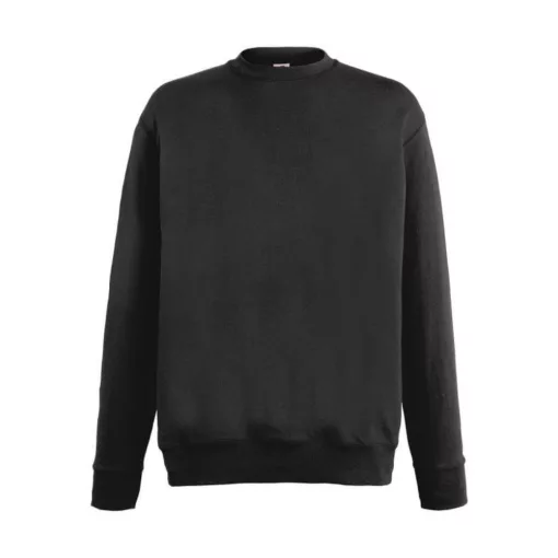 Férfi Pulóver  Hosszú ujjú Fruit of the Loom Lightweight Set-In Sweat   Narancssárga   urespolo