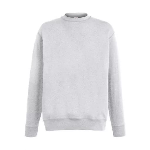 Férfi Pulóver  Hosszú ujjú Fruit of the Loom Lightweight Set-In Sweat   Narancssárga   urespolo