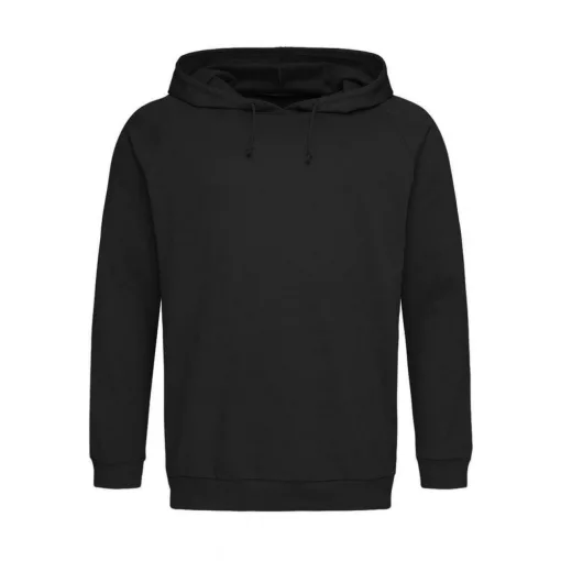 Uniszex kapucnis hosszú ujjú felső Stedman Unisex Sweat Hoodie Light XL, Opál fekete