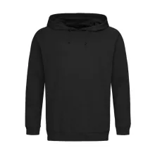 Uniszex kapucnis hosszú ujjú felső Stedman Unisex Sweat Hoodie Light 4XL, Opál fekete