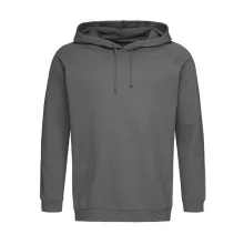 Uniszex kapucnis hosszú ujjú felső Stedman Unisex Sweat Hoodie Light L, Igazi szürke