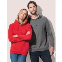 Uniszex kapucnis hosszú ujjú felső Stedman Unisex Sweat Hoodie Light 2XL, Édes rózsaszín