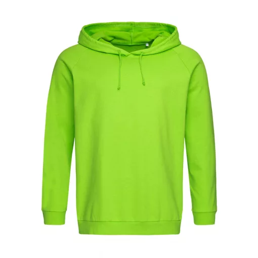 Uniszex kapucnis hosszú ujjú felső Stedman Unisex Sweat Hoodie Light XS, Kiwi zöld
