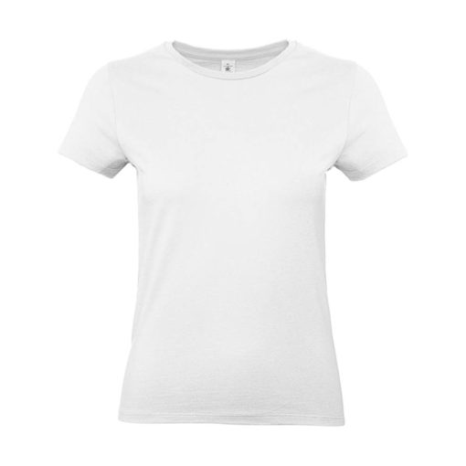 Női rövid ujjú póló B&C #E190 /women T-Shirt -XS, Fehér