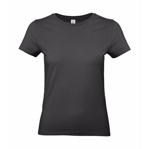 Női rövid ujjú póló B&C #E190 /women T-Shirt -XS, Használt fekete