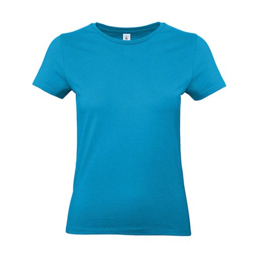 Női rövid ujjú póló B&C #E190 /women T-Shirt -XS, Atoll kék