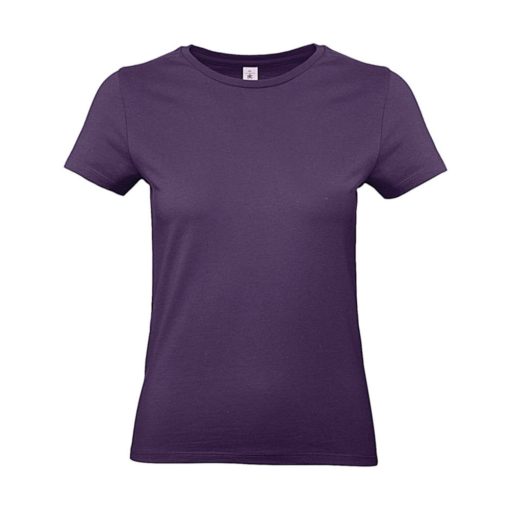 Női rövid ujjú póló B&C #E190 /women T-Shirt -XS, Sugárzó lila