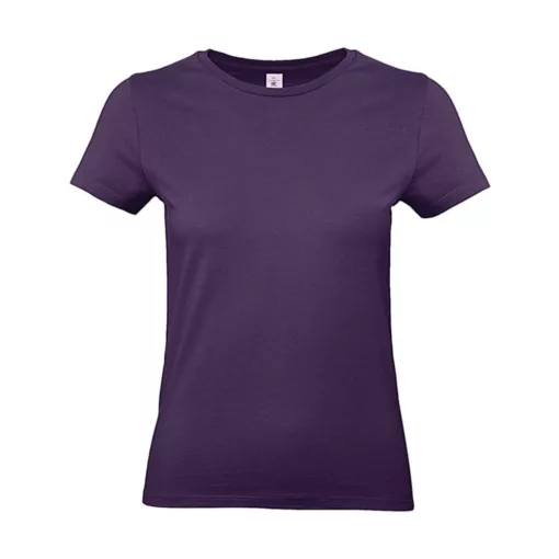 Női rövid ujjú póló B&C #E190 /women T-Shirt -XS, Városi lila