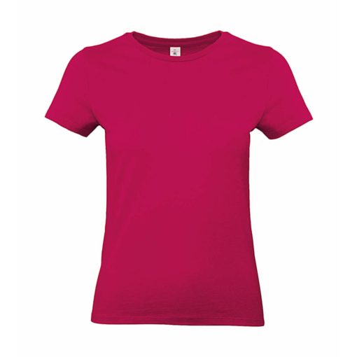 Női rövid ujjú póló B&C #E190 /women T-Shirt -XS, Sorbet