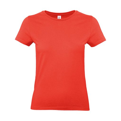Női rövid ujjú póló B&C #E190 /women T-Shirt -M, Naplemente sárga