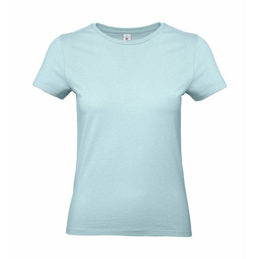 Női rövid ujjú póló B&C #E190 /women T-Shirt -M, Millenáris menta zöld