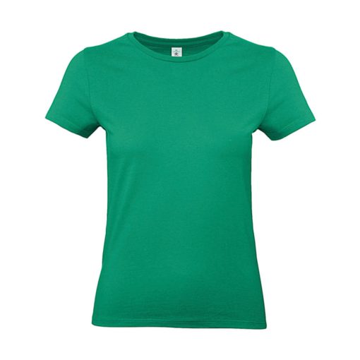 Női rövid ujjú póló B&C #E190 /women T-Shirt -XS, Kelly zöld